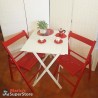 set sedie sedia pieghevoli pieghevole birreria con tavolo 50x50