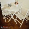 set sedie sedia pieghevoli pieghevole birreria con tavolo 50x50