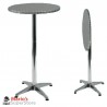 tavolo tavoli tavolino bar alu round up reclinabile 60xh110