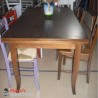 tavolo allungabile bianco noce ciliegio cucina sala arte povera sedie