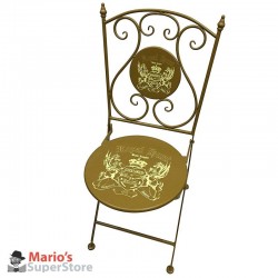 sedia da giardino "royal vintage" in metallo