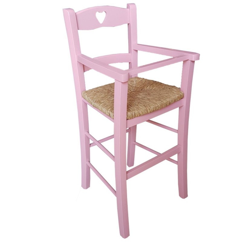 SEDIA SEGGIOLONE LEGNO MASSELLO BAMBINO BIMBO CASA RISTORANTE NOCE