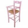 SEDIA SEGGIOLONE LEGNO MASSELLO BAMBINO BIMBO CASA RISTORANTE NOCE