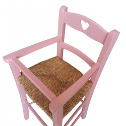 SEDIA SEGGIOLONE LEGNO MASSELLO BAMBINO BIMBO CASA RISTORANTE NOCE