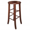 sedia sgabello legno massello casa e ristorante noce alto 67 cm 80 cm