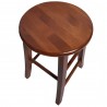 sedia sgabello legno massello casa e ristorante noce alto 67 cm 80 cm
