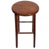 sedia sgabello legno massello casa e ristorante noce alto 67 cm 80 cm
