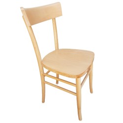 Sedia Milano naturale laccata