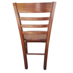 Sedia Mary legno massello noce