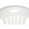4 sedie bianche da giardino in plastica Piona