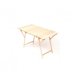 tavolo pieghevole pic nic 70 x 140 naturale
