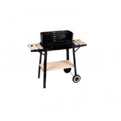 Barbecue rettangolare 93x33 con ruote a carbone