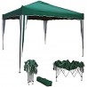 Gazebo Pieghevole 3×3 metri Camel Verde