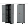 armadio/armadietto in resina "rattan line tuttopiani alto" per esterno 68x42x170