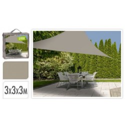 TELO Ombreggiante Triangolare 3 x 3 x 3   coloreTortora
