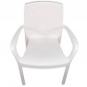 Sedia Regina Bianca con Braccioli – Set 4 Sedie – Arredo Esterno