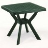 Tavolo Reno verde da esterno in plastica 70×70 cm – Arredo Esterno