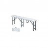Panca Catering Pieghevole Bianca – Arredo Esterno