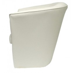 Poltrona ecopelle bianco da  camera letto o da sala d' attesa