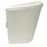 Poltrona ecopelle bianco da  camera letto o da sala d' attesa
