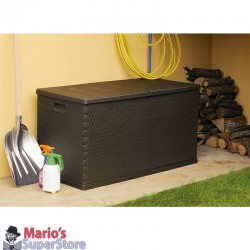 Toomax Baule Multibox, Rattan Line, 120X57X63, Marrone