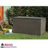 Toomax Baule Multibox, Rattan Line, 120X57X63, Marrone