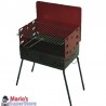 Barbecue pic nic con gambe pieghevole per montagna mare cm. 30 x 40