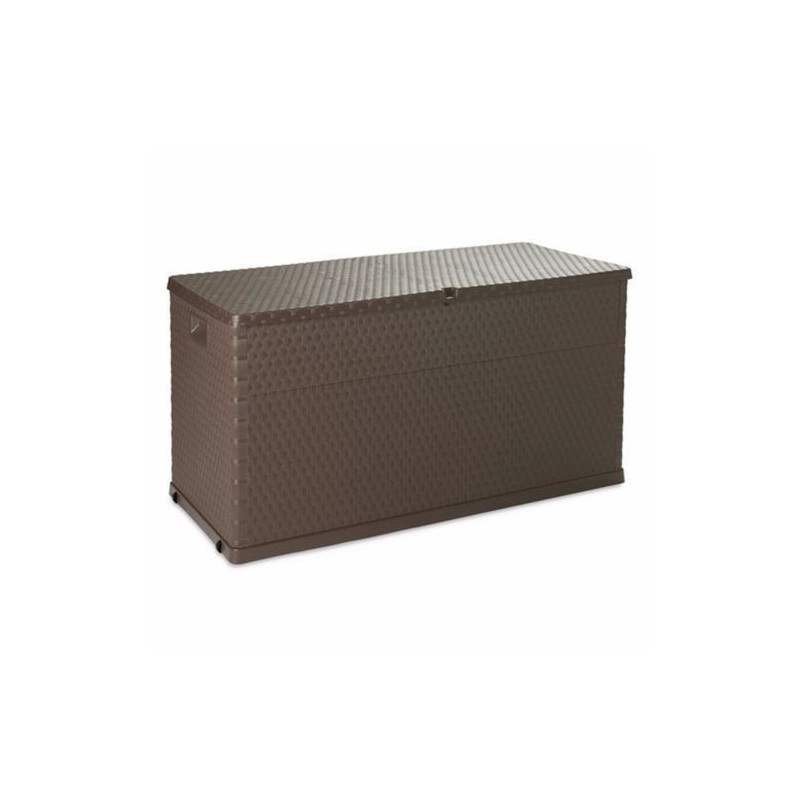 baule resina rattan ripostiglio ordine