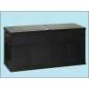 baule multiuso garden black resina