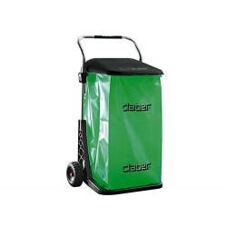 carrello cestone raccoglitutto con ruote gommate con sacco incluso