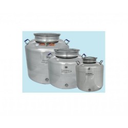bidone contenitore acciaio inox olio